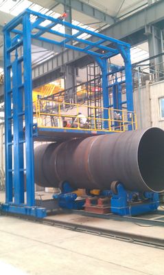 چرخش خود تراز شده جوش با ظرفیت رانندگی 60 تن، سرعت رول 6-60m / h و سرعت چرخش 100-1000mm / min برای جوش خودکار